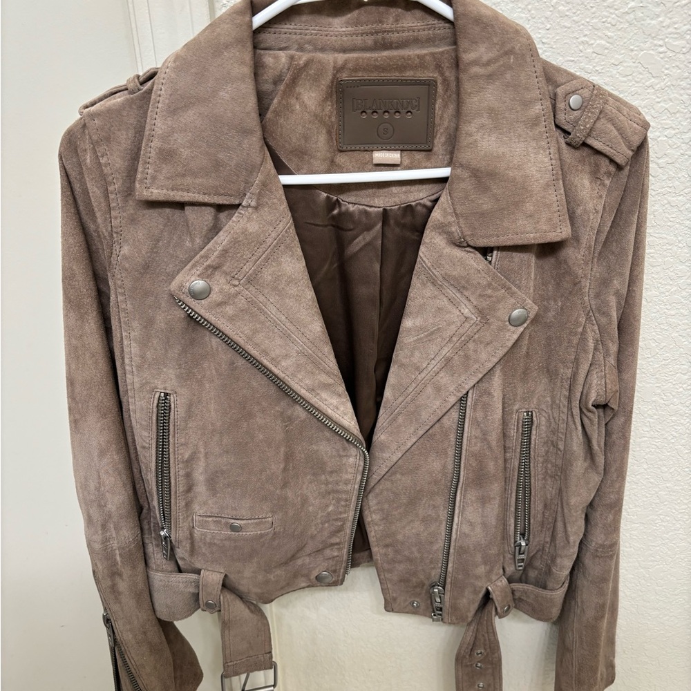 Women's Tan Suede Jacket